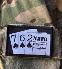 7.62 NATO Playing Cards Morale Patch Morale Patches Redheaded T Shirts 