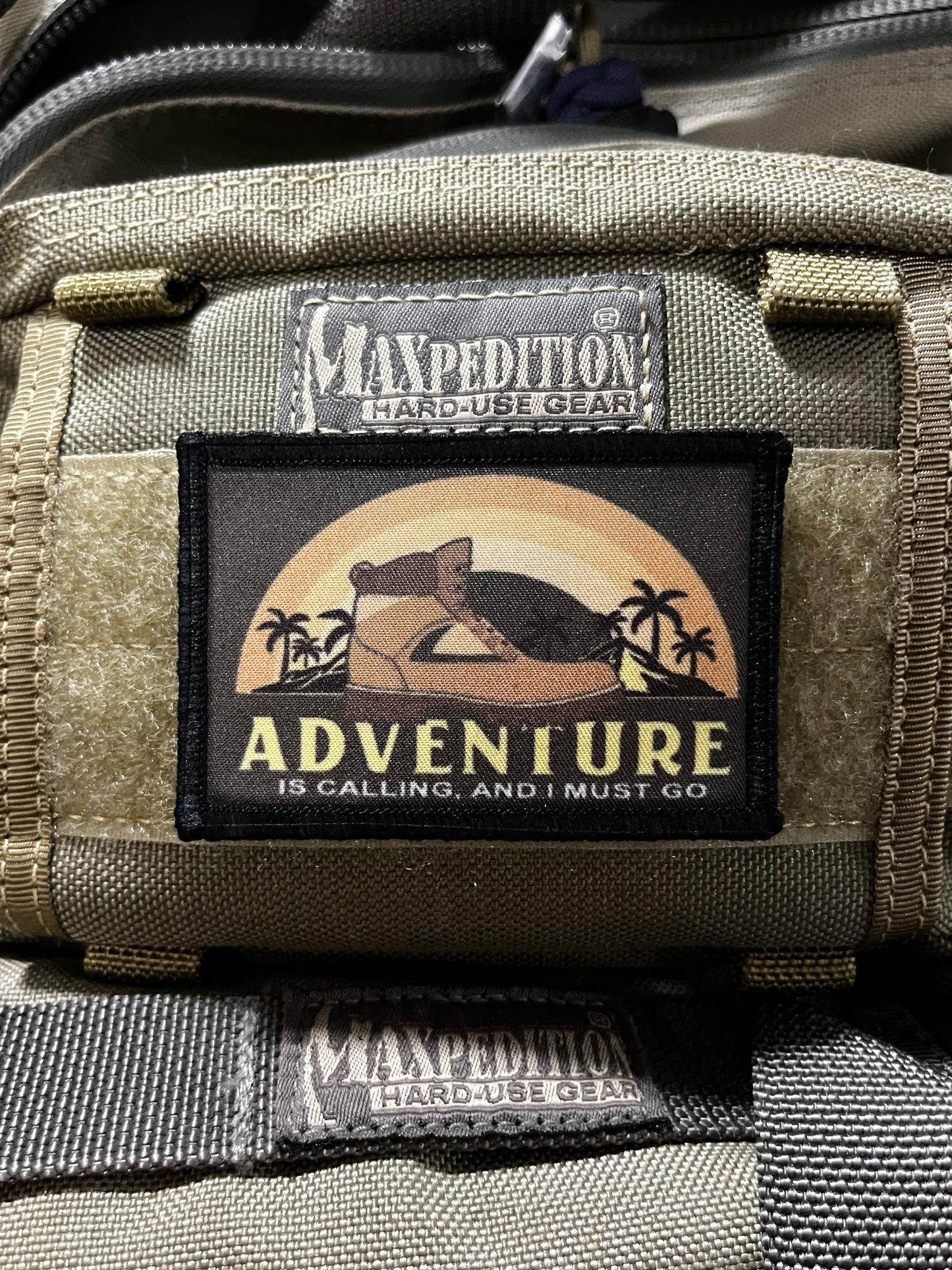 Adventure is Calling Morale Patch Morale Patches Redheaded T Shirts 