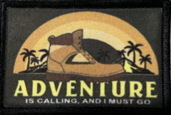 Adventure is Calling Morale Patch Morale Patches Redheaded T Shirts 