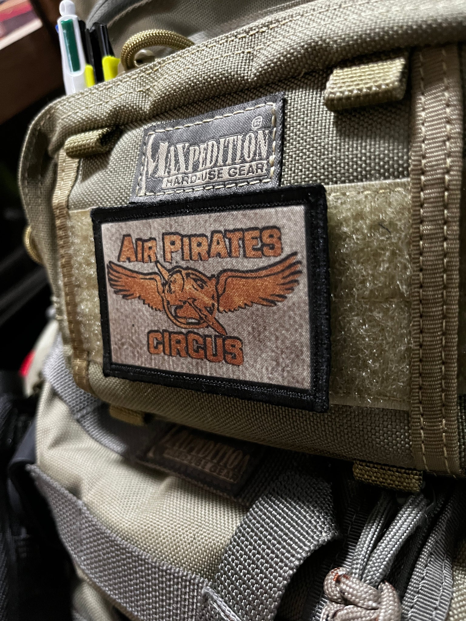 Air Pirate Circus Velcro Morale Patch Morale Patches Redheaded T Shirts 