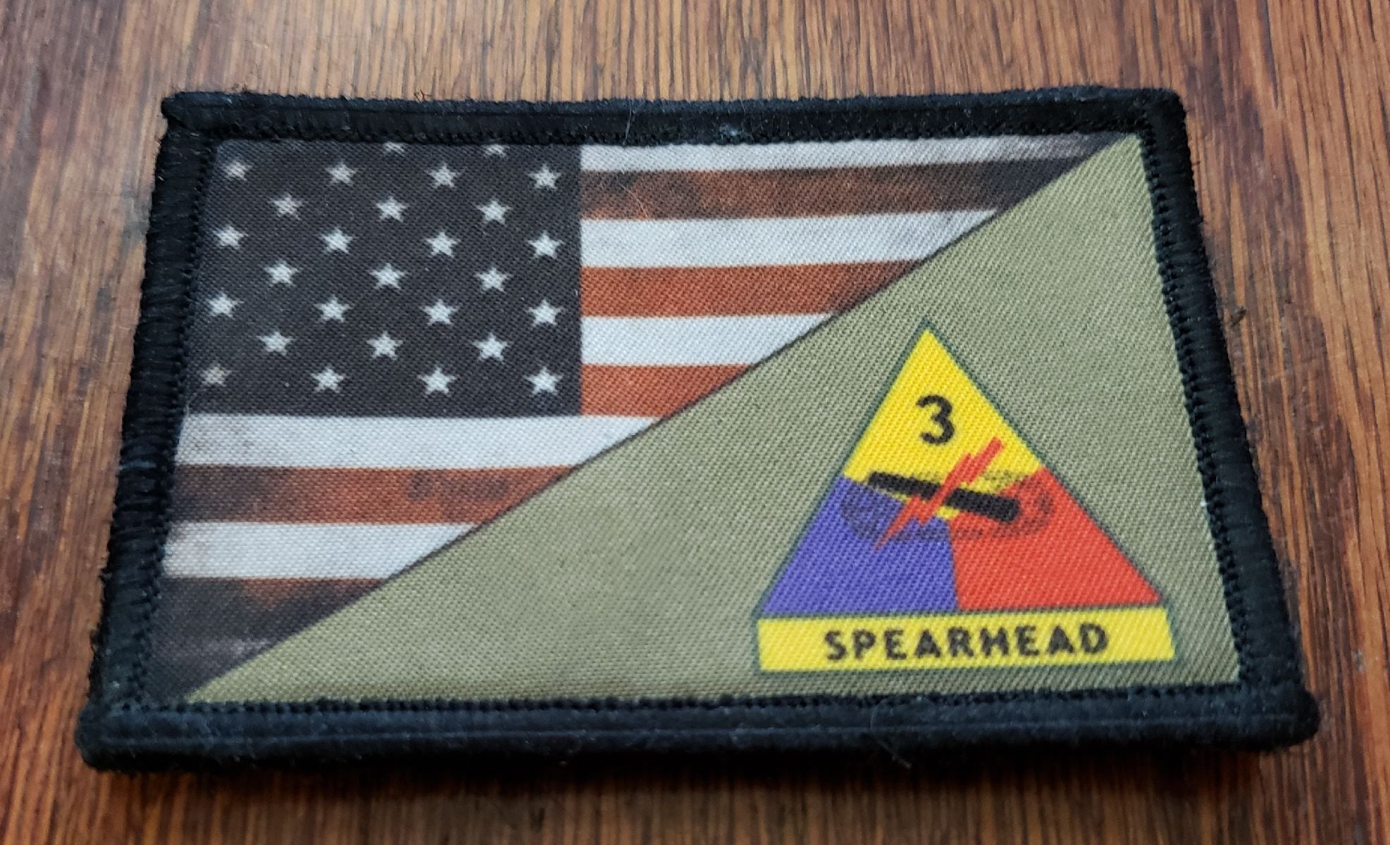 Army 3rd Armored Division Spearhead Morale Patch Morale Patches Redheaded T Shirts 