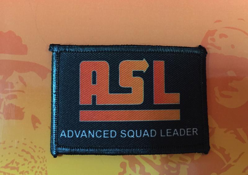 ASL Logo Text Morale Patch – Redheaded Productions