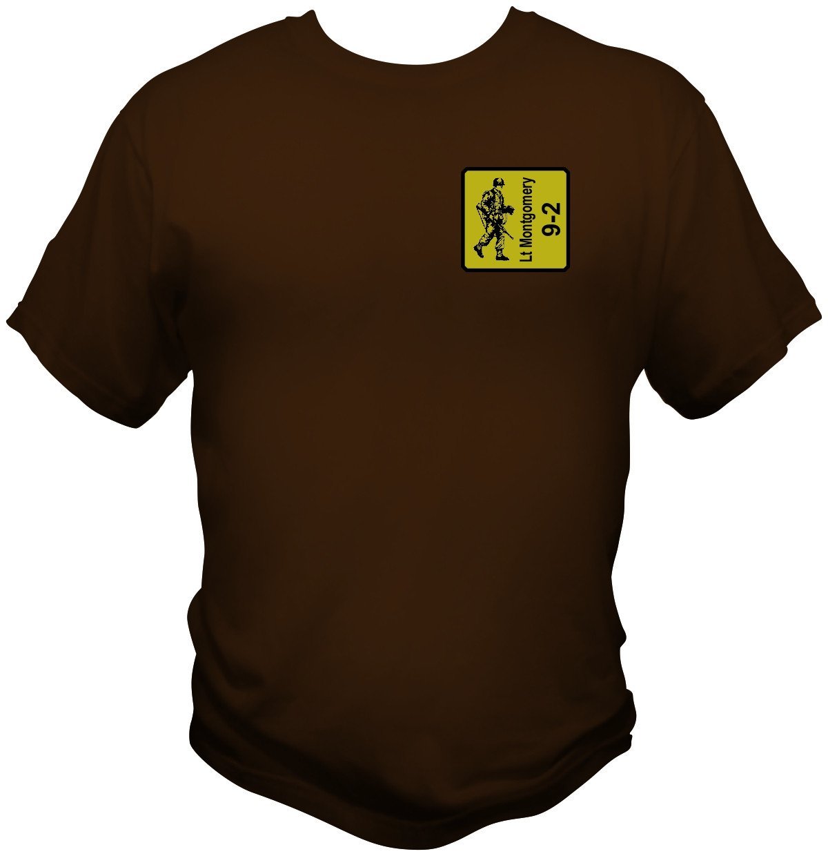 ASL PERSONALIZED Allied SMC T Shirt T Shirts Redheaded T Shirts Small Brown 