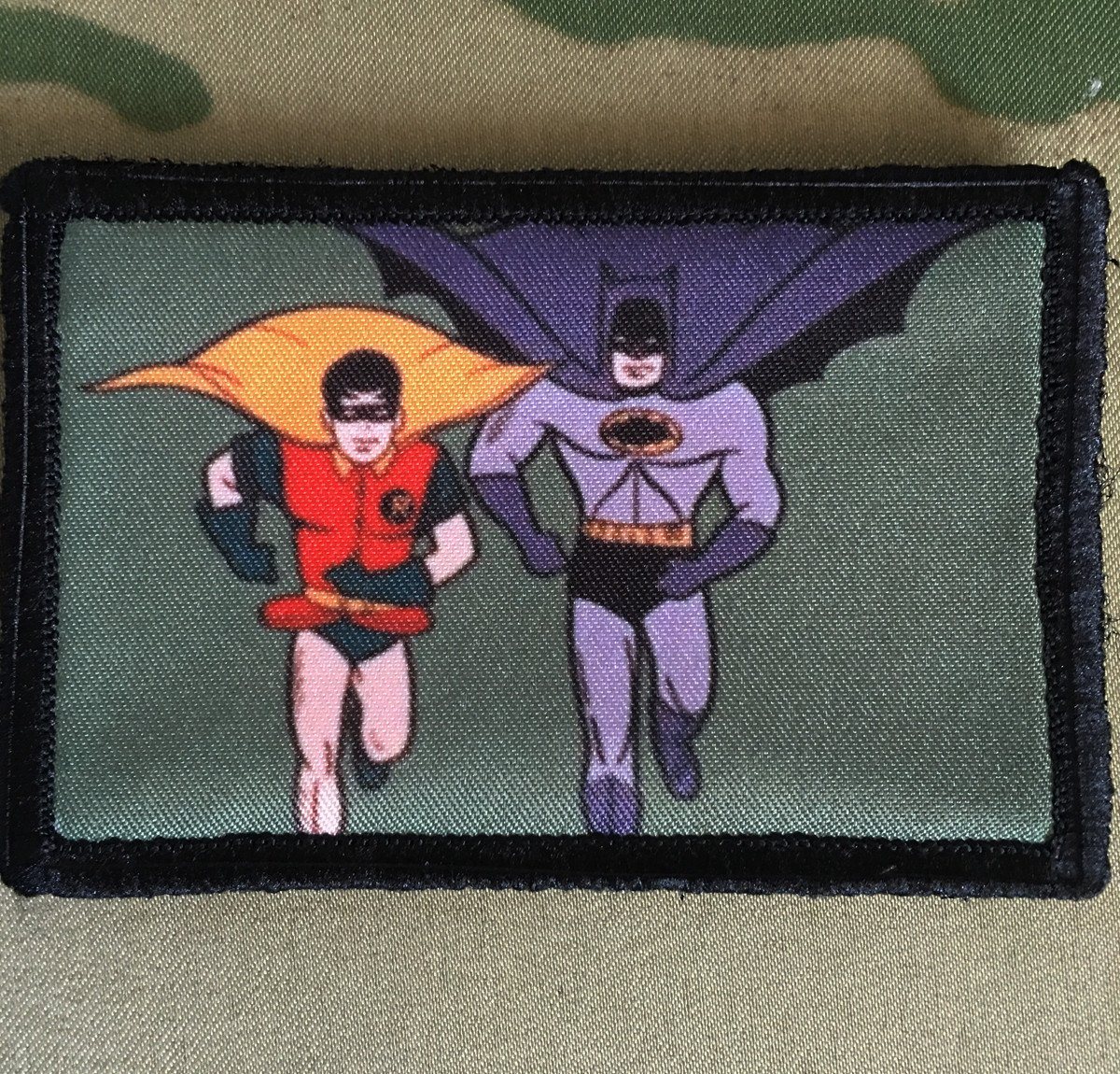 Batman and Robin Morale Patch Morale Patches Redheaded T Shirts 