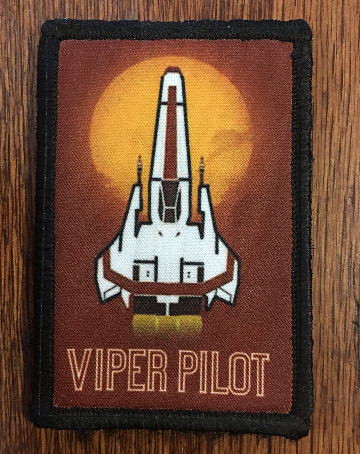Battlestar Galactica Viper Pilot Morale Patch Morale Patches Redheaded T Shirts 