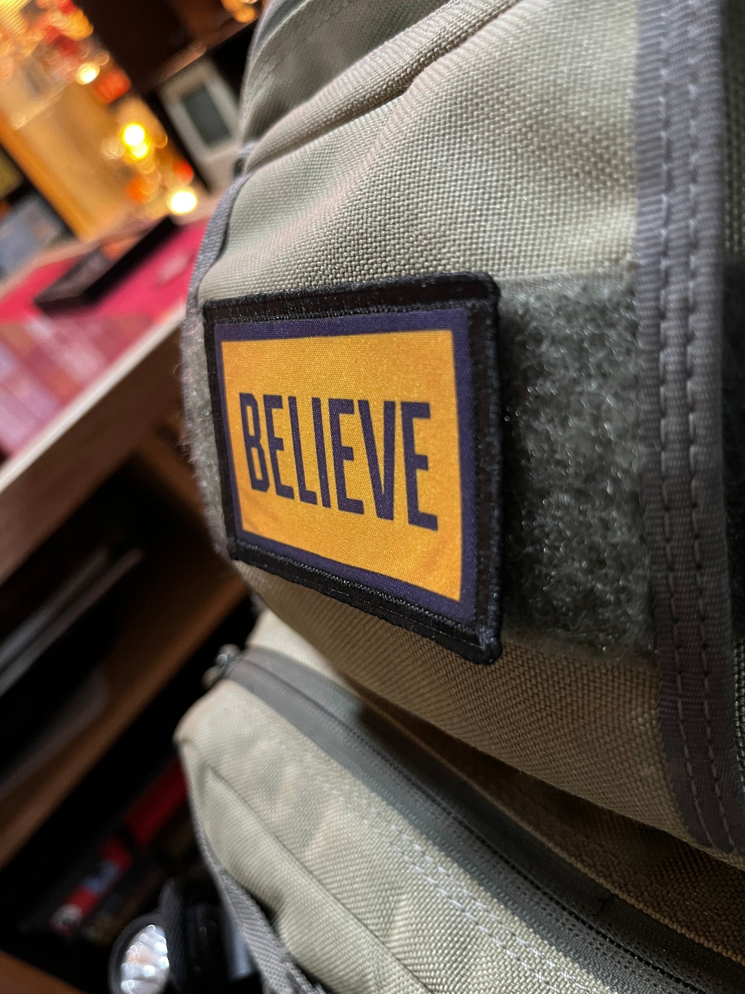BELIEVE Morale Patch Morale Patches Redheaded T Shirts 