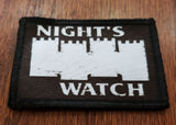 Black Flag Nights Watch Logo Morale Patch Morale Patches Redheaded T Shirts 