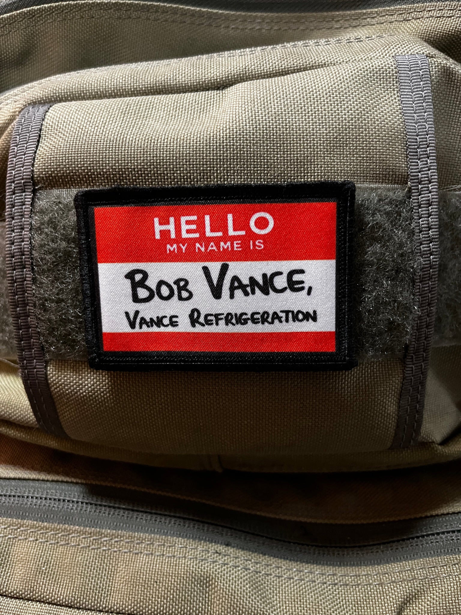 Bob Vance, Vance Refrigeration The Office Morale Patch Morale Patches Redheaded T Shirts 
