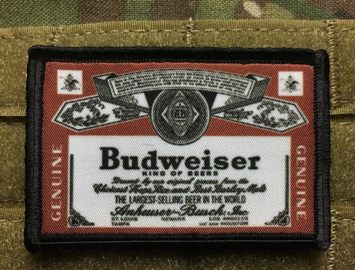 Budweiser Morale Patch Morale Patches Redheaded T Shirts 