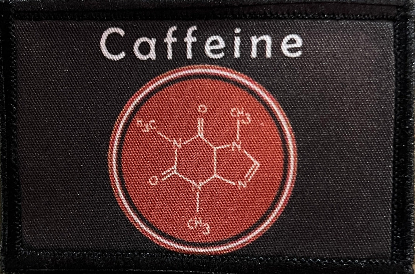 Caffeine Molecule Morale Patch Morale Patches Redheaded T Shirts 