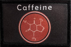 Caffeine Molecule Morale Patch Morale Patches Redheaded T Shirts 