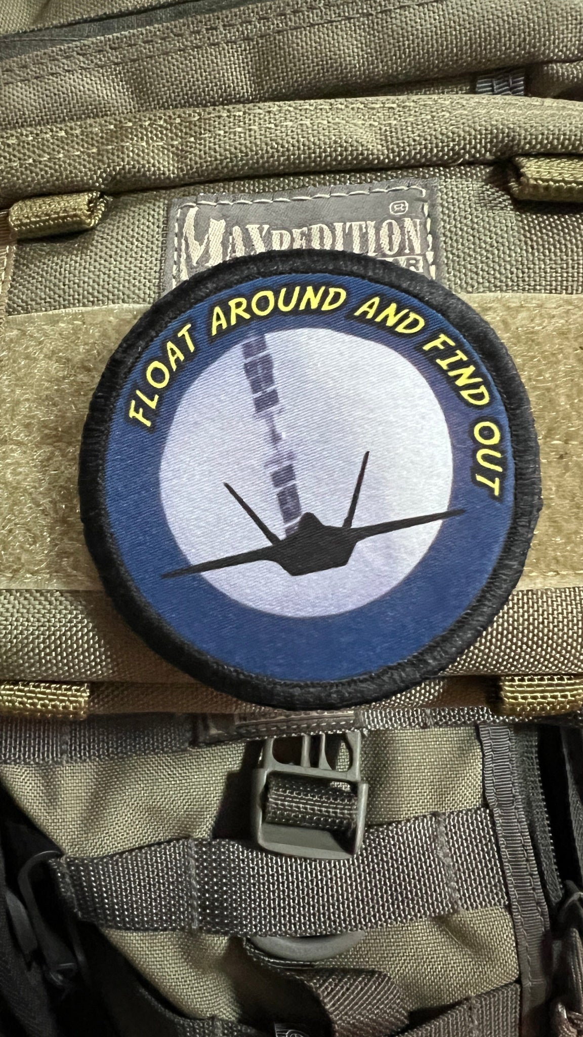 Float around and find out Chinese Spy Balloon Custom Velcro Morale Patch