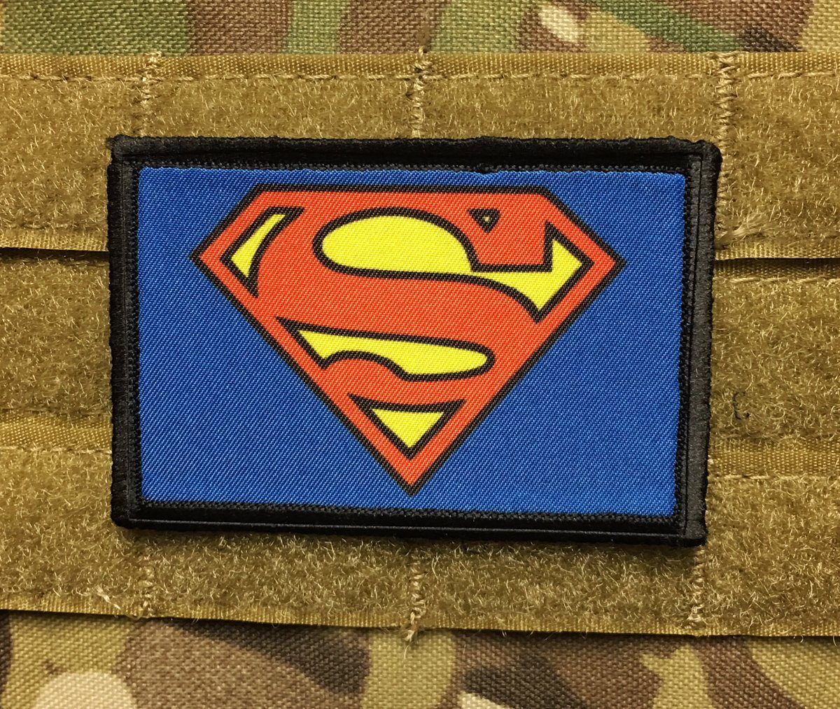 Classic Superman Crest Morale Patch Morale Patches Redheaded T Shirts 