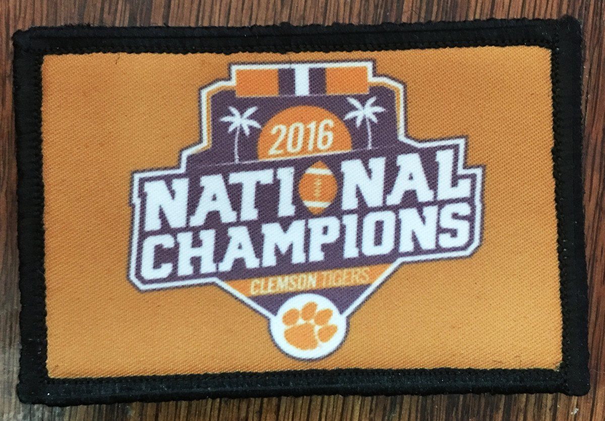 Clemson Tigers National Champions Morale Patch Morale Patches Redheaded T Shirts 