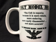 Colt 45 1911 Coffee Mug Coffee Mugs Redheadedtshirts.com 