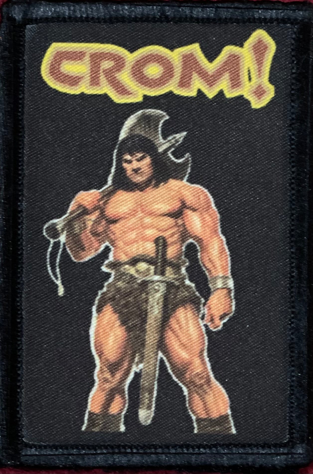 Conan the barbarian Crom Velcro Morale Patch