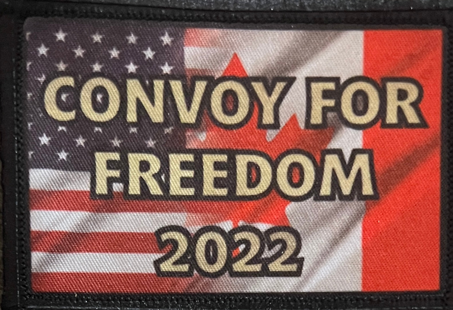 Convoy for Freedom 2022 Morale Patch Morale Patches Redheaded T Shirts 