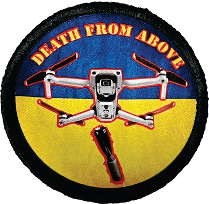 MORALE UKRAINE ARMY PATCH AIR FORCE AVIATION PRESS F-16 TO  BOMB EVERYONE