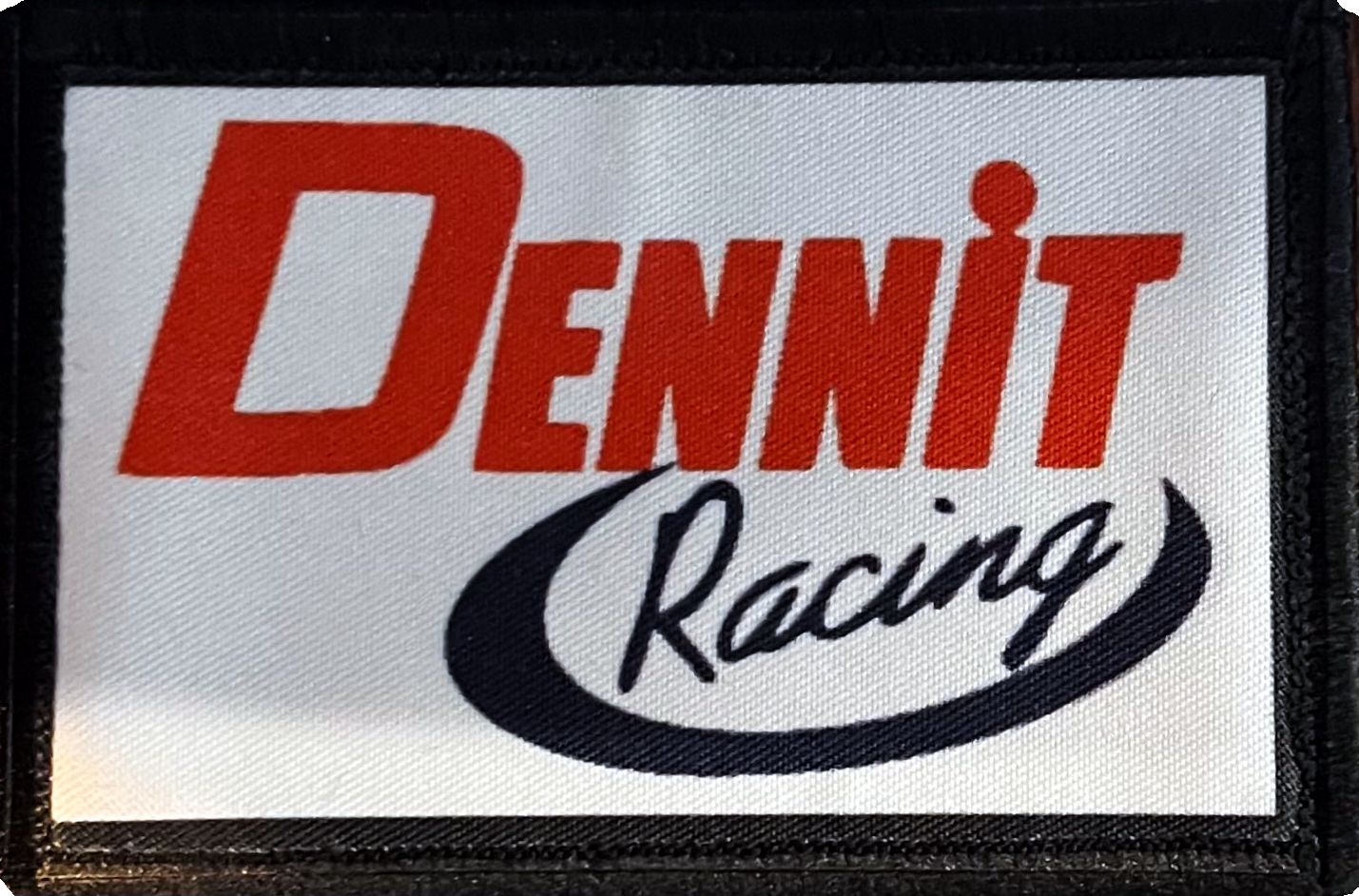 Dennit Racing Logo Talladega Nights Morale Patch – Redheaded Productions