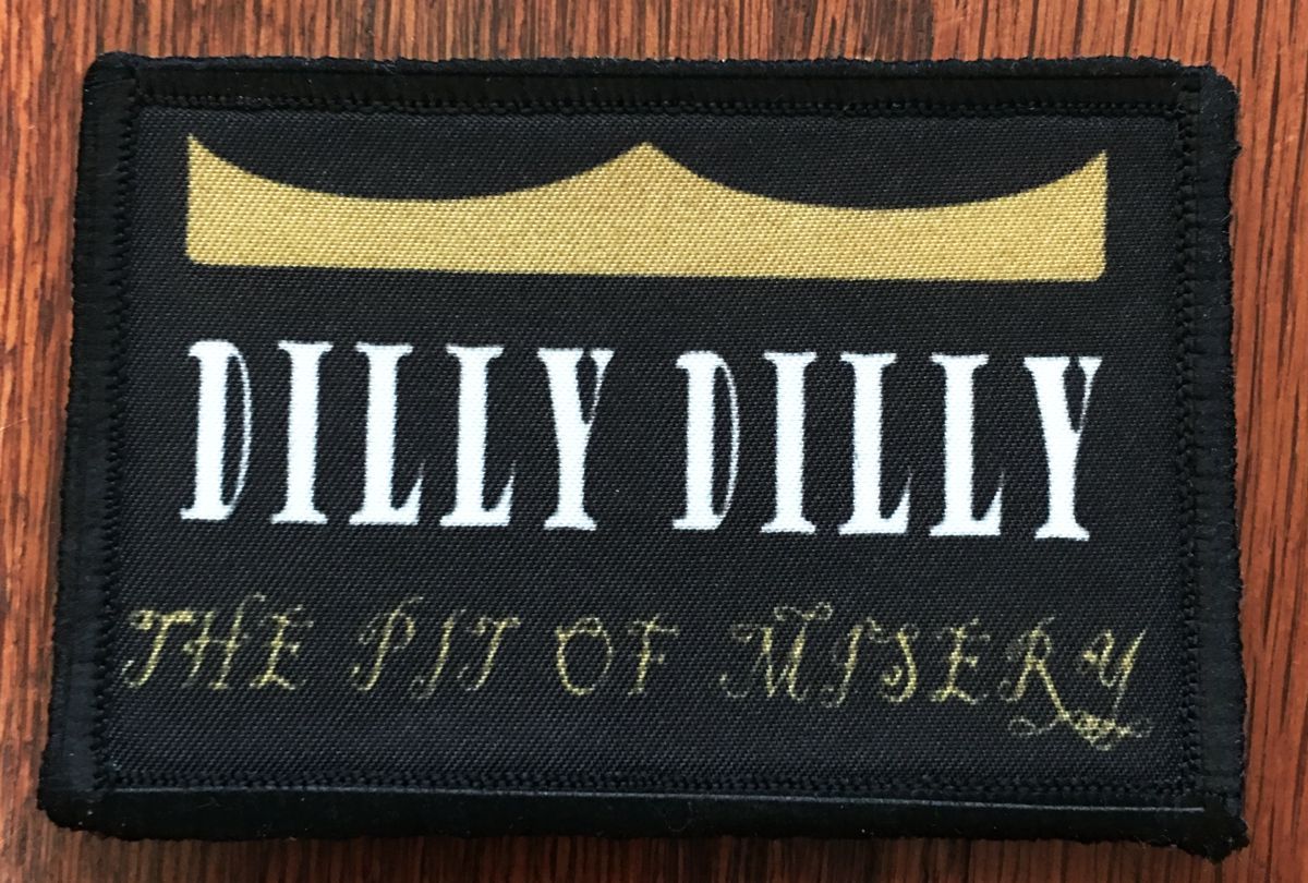 Dilly Dilly Pit of Misery Morale Patch Morale Patches Redheaded T Shirts 
