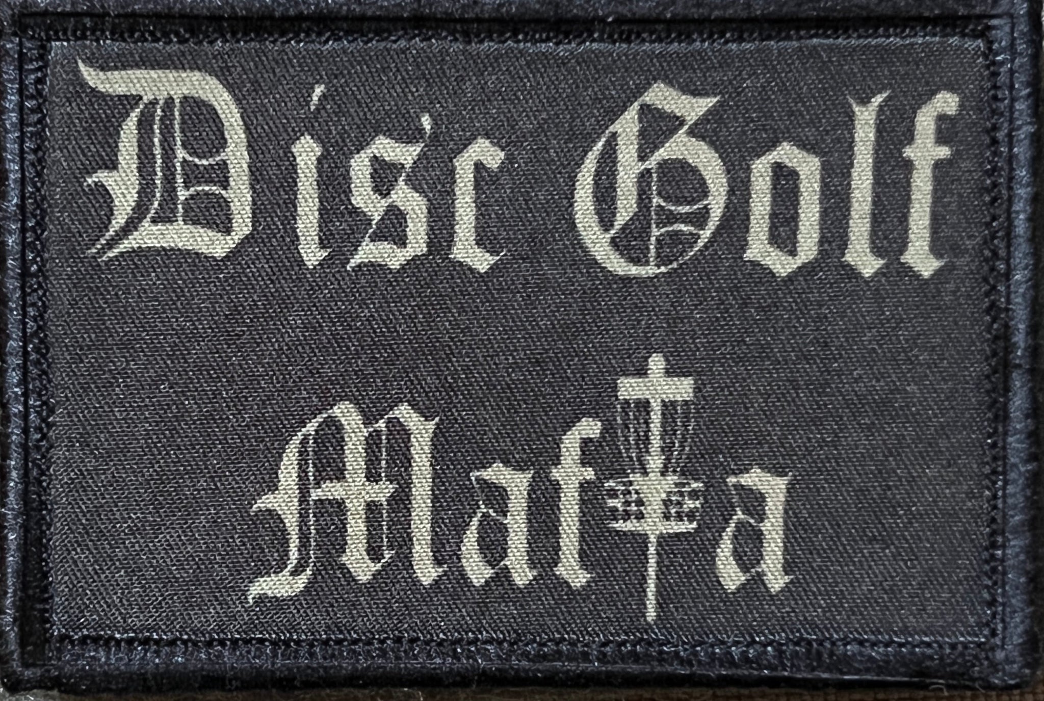 Disc Golf Mafia Morale Patch Morale Patches Redheaded T Shirts 