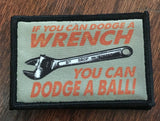 Dodgeball Movie "Wrench" Morale Patch Morale Patches Redheaded T Shirts 