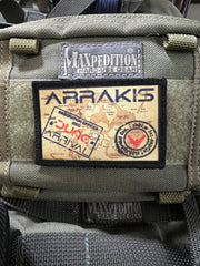 Dune Arrakis Passport Stamp Morale Patch Morale Patches Redheaded T Shirts 
