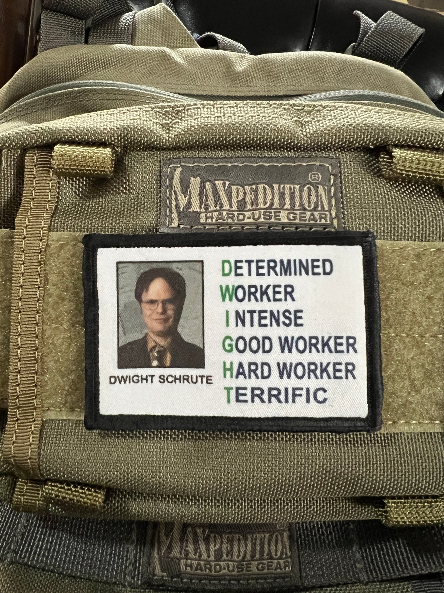Dwight Schrute FIRST AID Morale Patch Funny Tactical Military Army