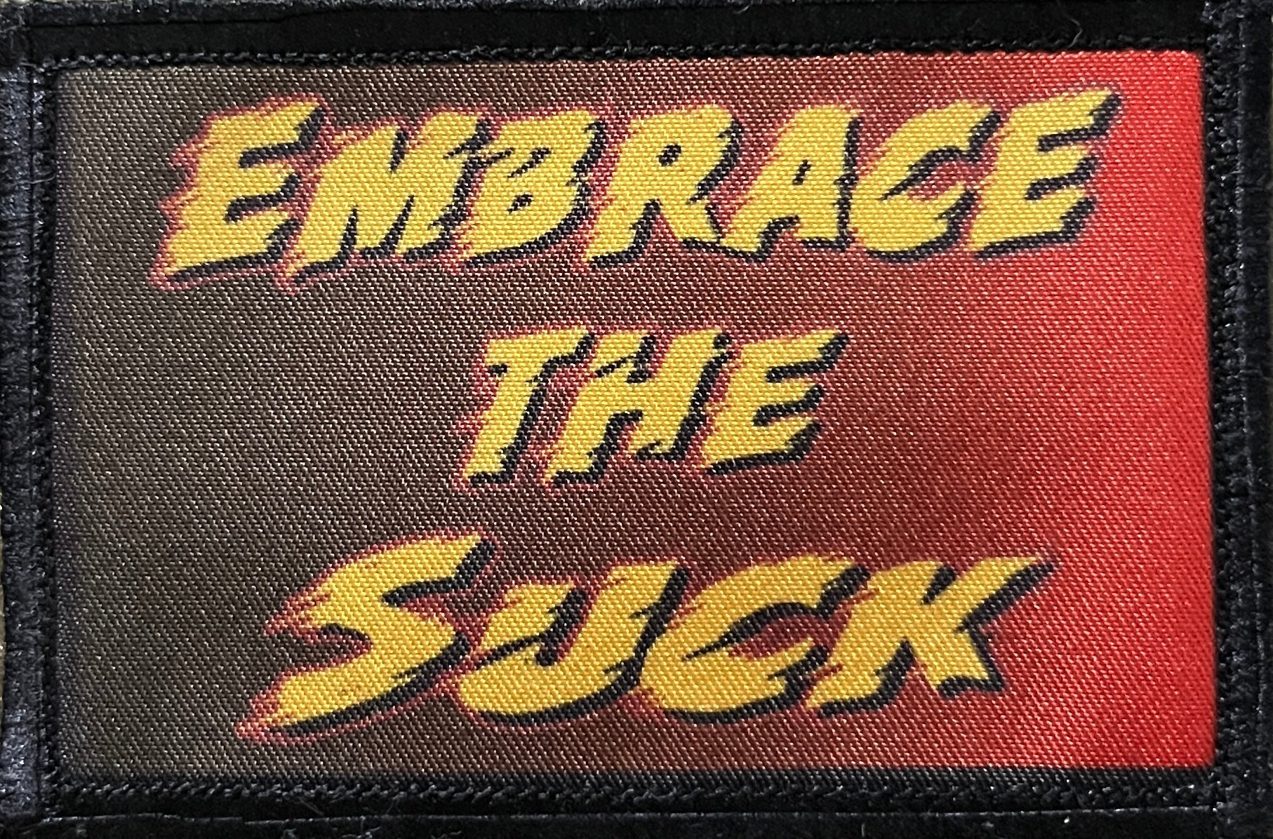 Embrace the Suck Morale Patch Morale Patches Redheaded T Shirts 