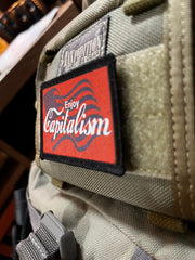 Enjoy Capitalism Morale Patch Morale Patches Redheaded T Shirts 