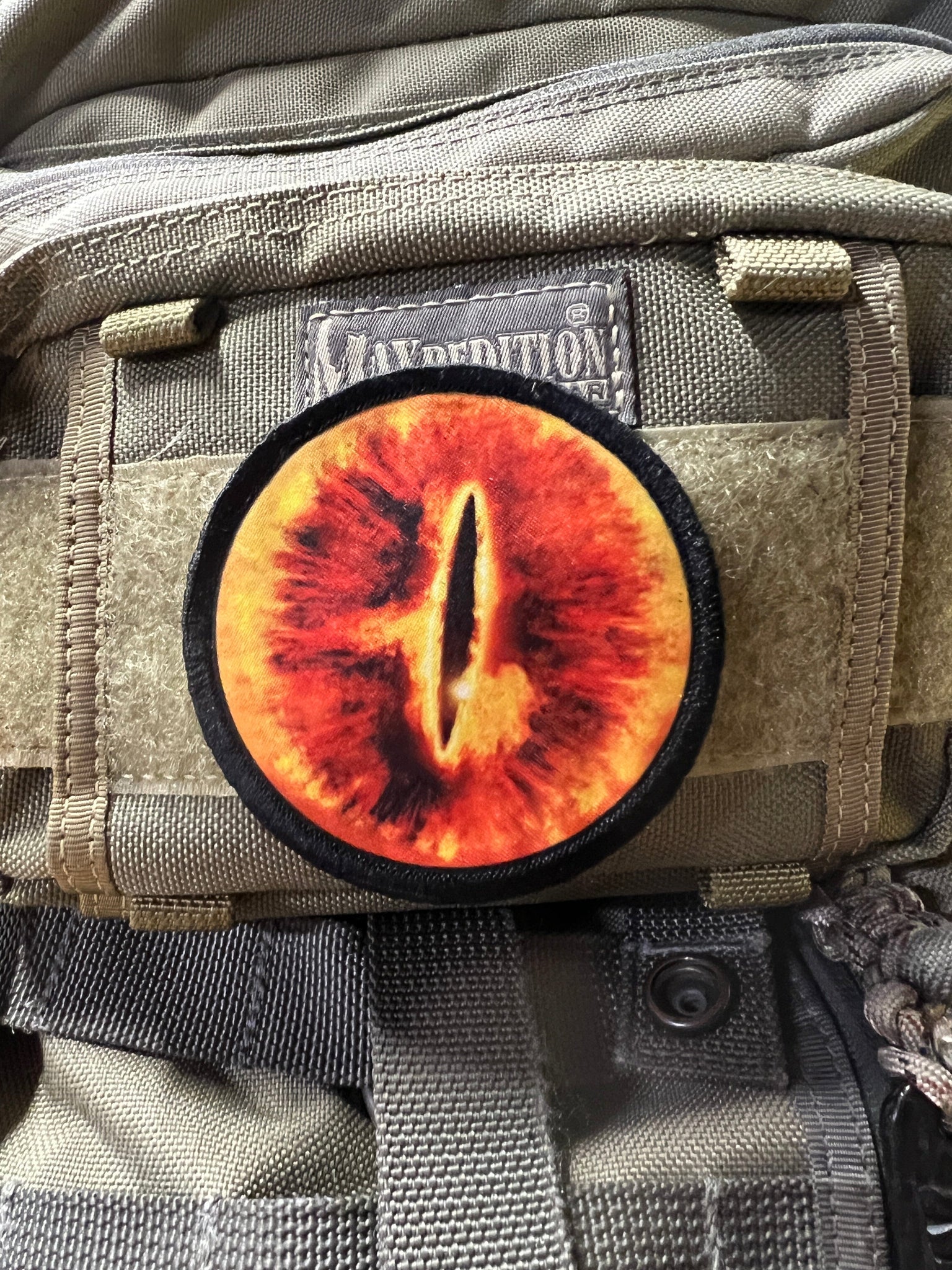Lord of the rings eye of sauron velcro morale aptch