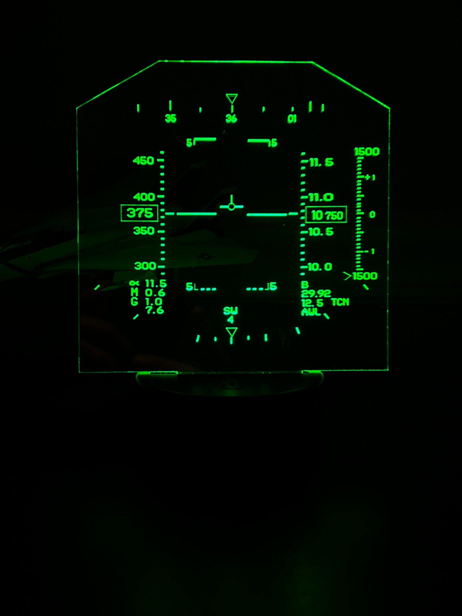 F14 Tomcat HUD LED Lamp LED LIGHT Redheaded T Shirts 