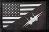 F14 Tomcat / USA Flag Morale Patch Morale Patches Redheaded T Shirts 