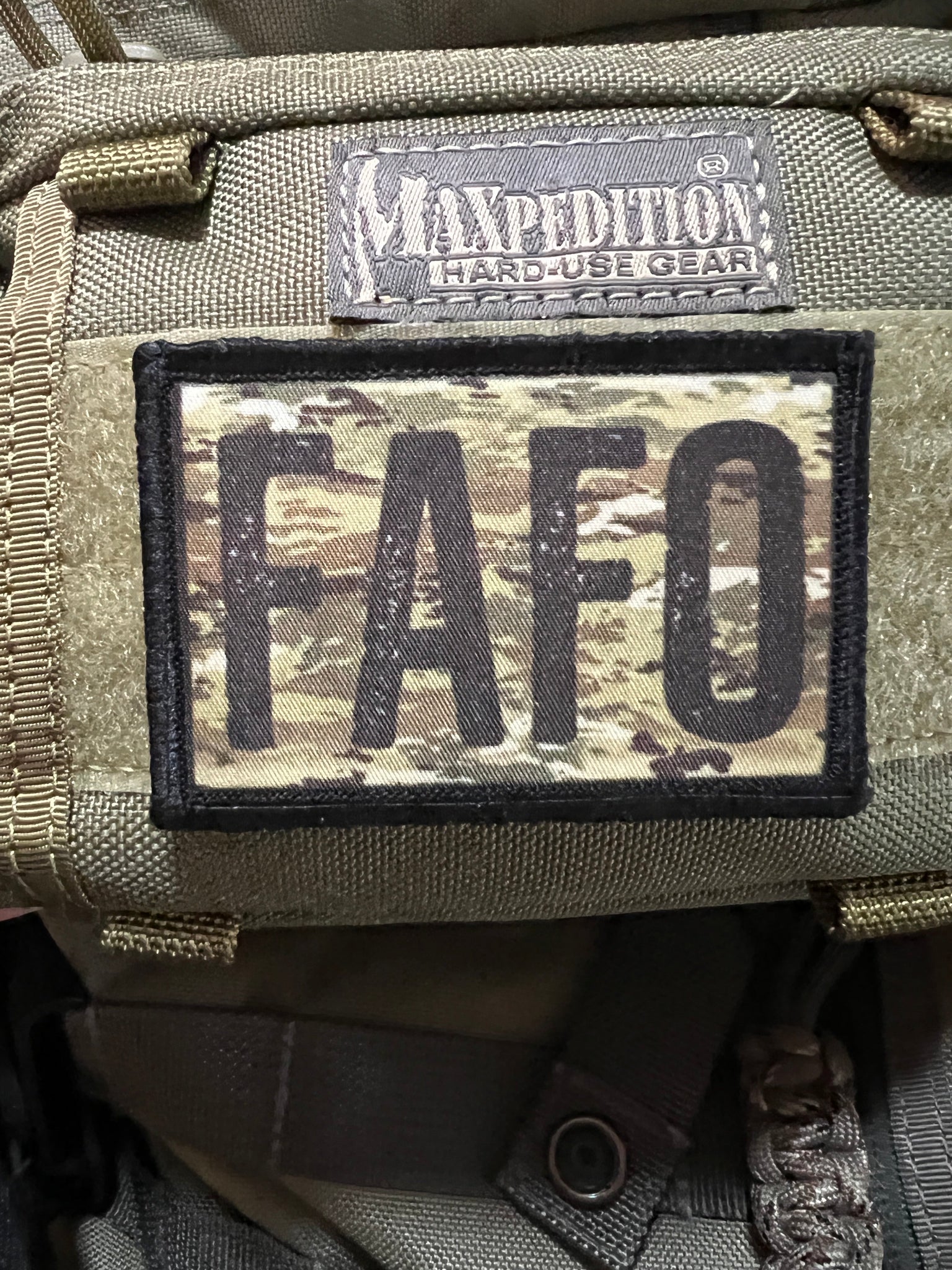 FAFO Patch and American Made Hat Combo, Camo
