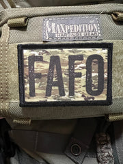 FAFO Multicam Subdued Morale Patch Morale Patches Redheaded T Shirts 