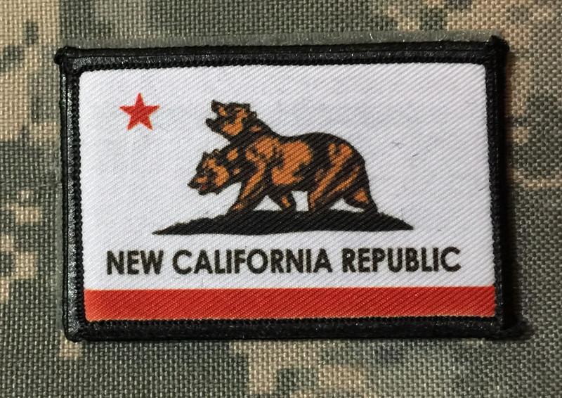 Fallout 4 New California Republic NCR Morale Patch Morale Patches Redheaded T Shirts 