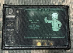 Fallout PIP Boy Morale Patch Morale Patches Redheaded T Shirts 