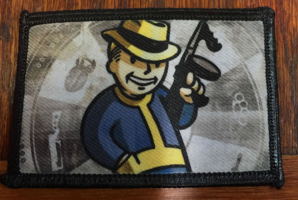 Fallout Vault Boy Morale Patch Morale Patches Redheaded T Shirts 