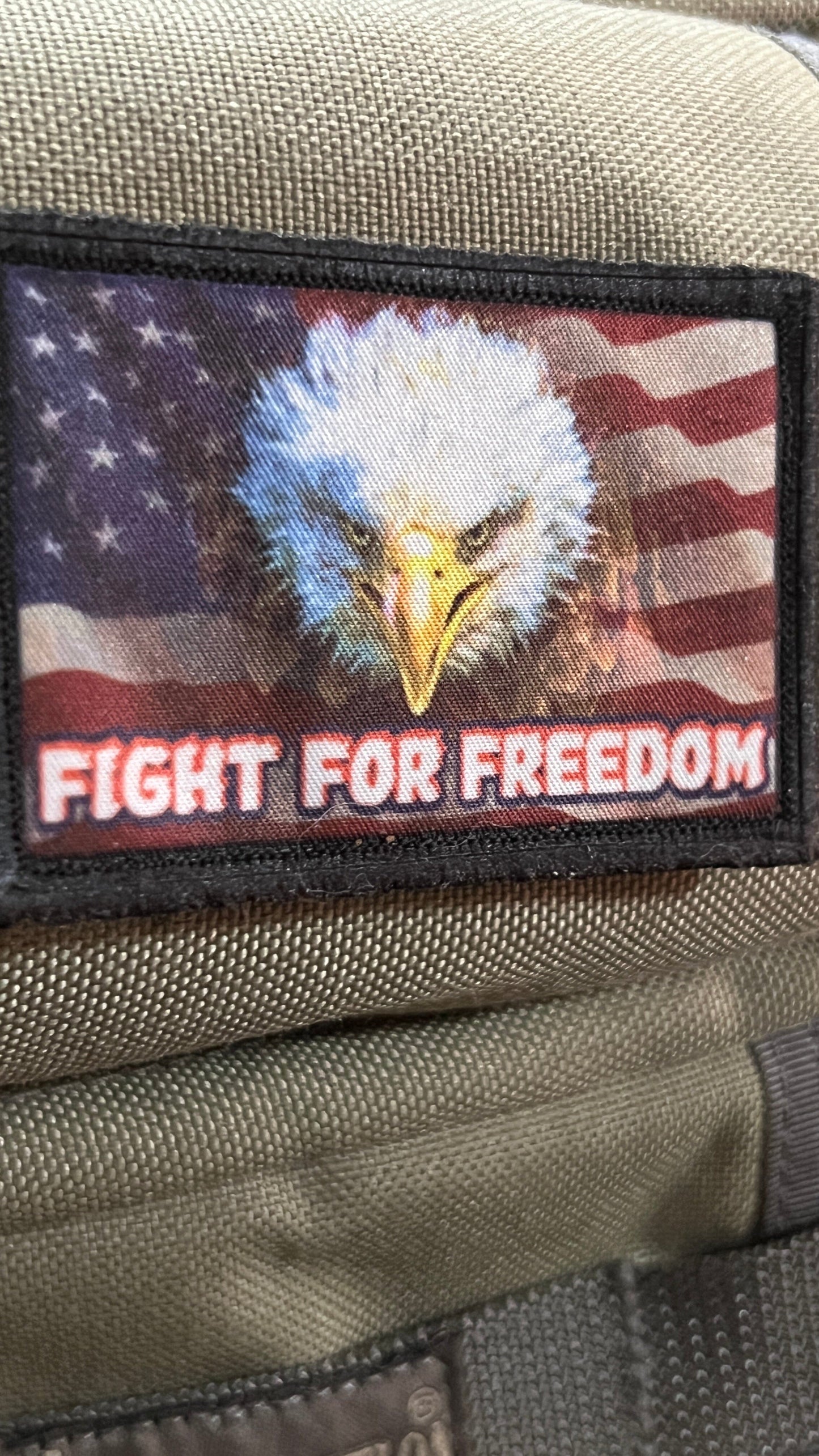 Fight for Freedom Morale Patch Morale Patches Redheaded T Shirts 