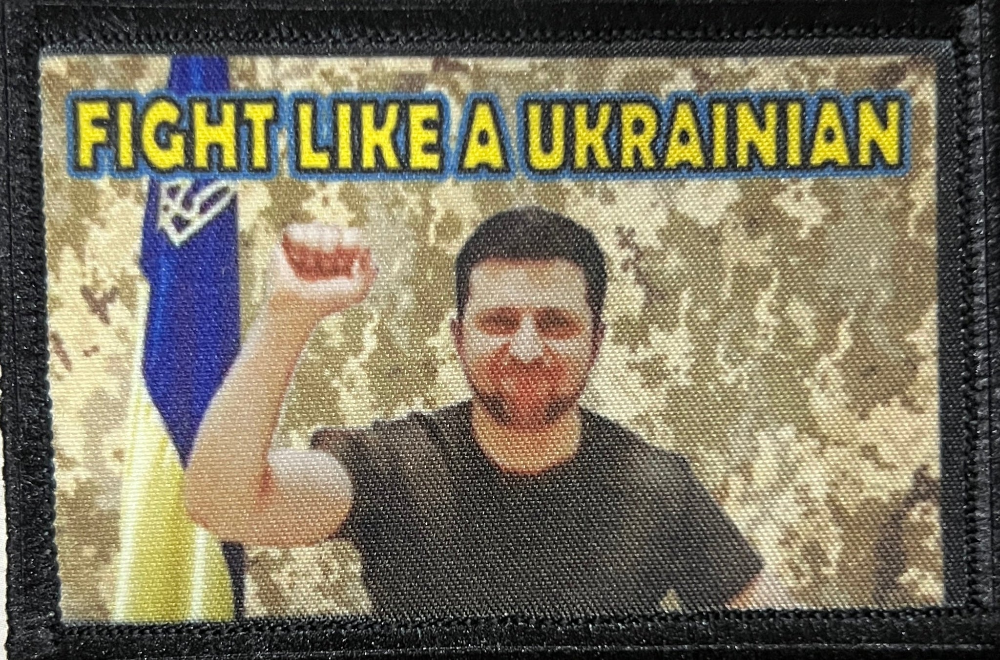 Fight Like A Ukrainian Zelensky Morale Patch Morale Patches Redheaded T Shirts 