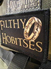 Filthy Hobitses Lord of the Rings Morale Patch Morale Patches Redheaded T Shirts 
