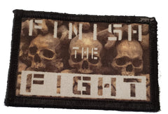 Finish the Fight Morale Patch Morale Patches Redheaded T Shirts 