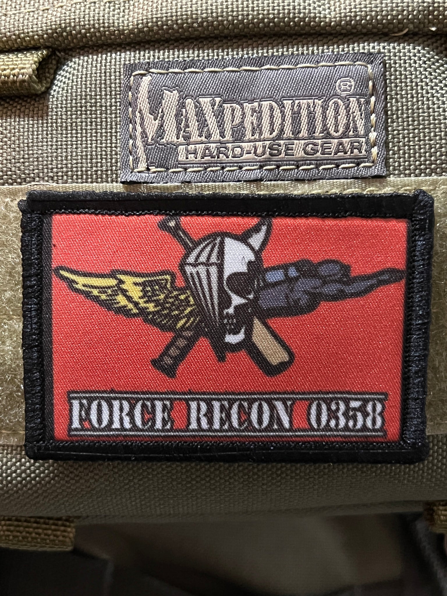 Force Recon 0358 Morale Patch Morale Patches Redheaded T Shirts 