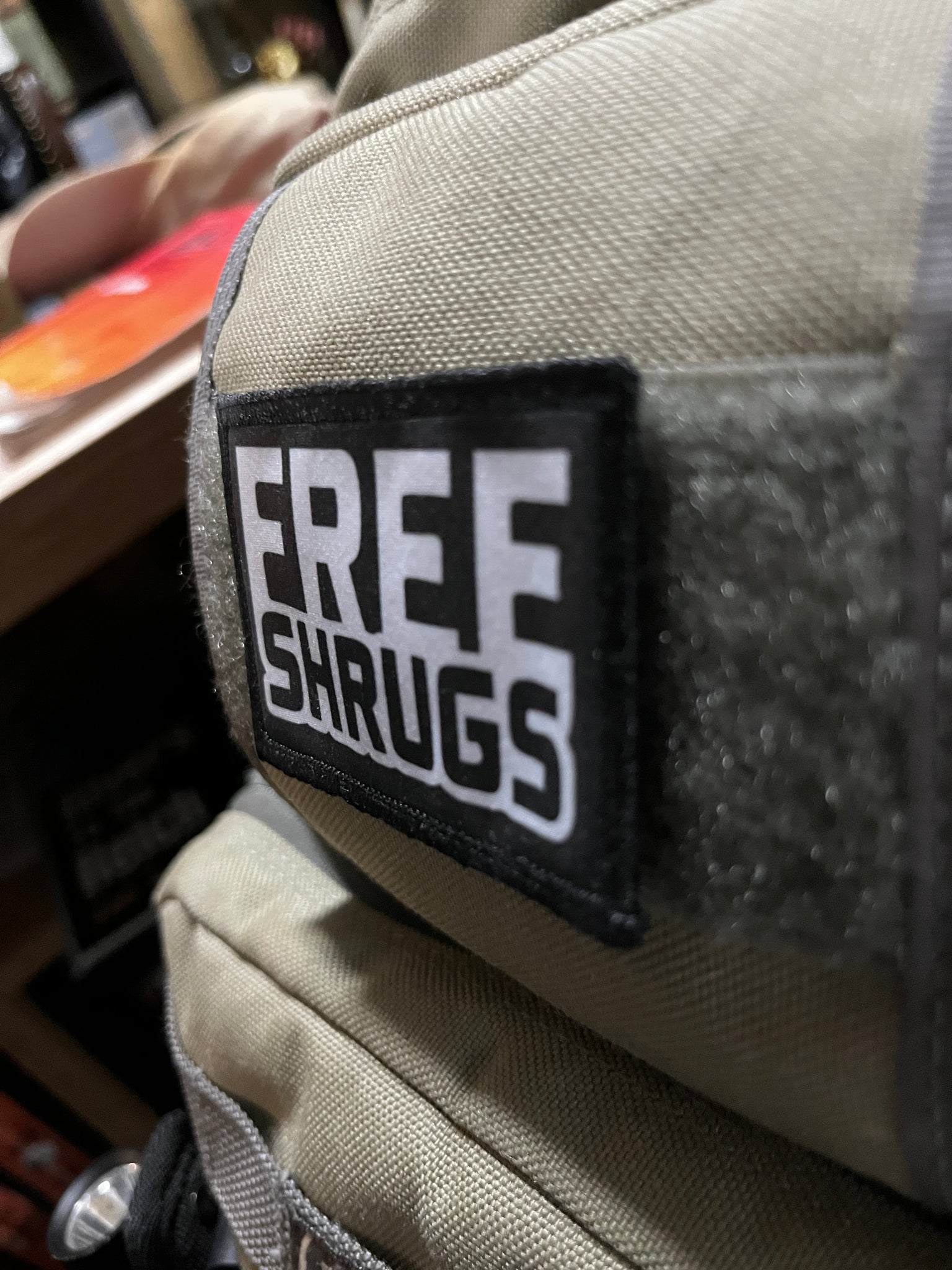 Free Shrugs Morale Patch Morale Patches Redheaded T Shirts 