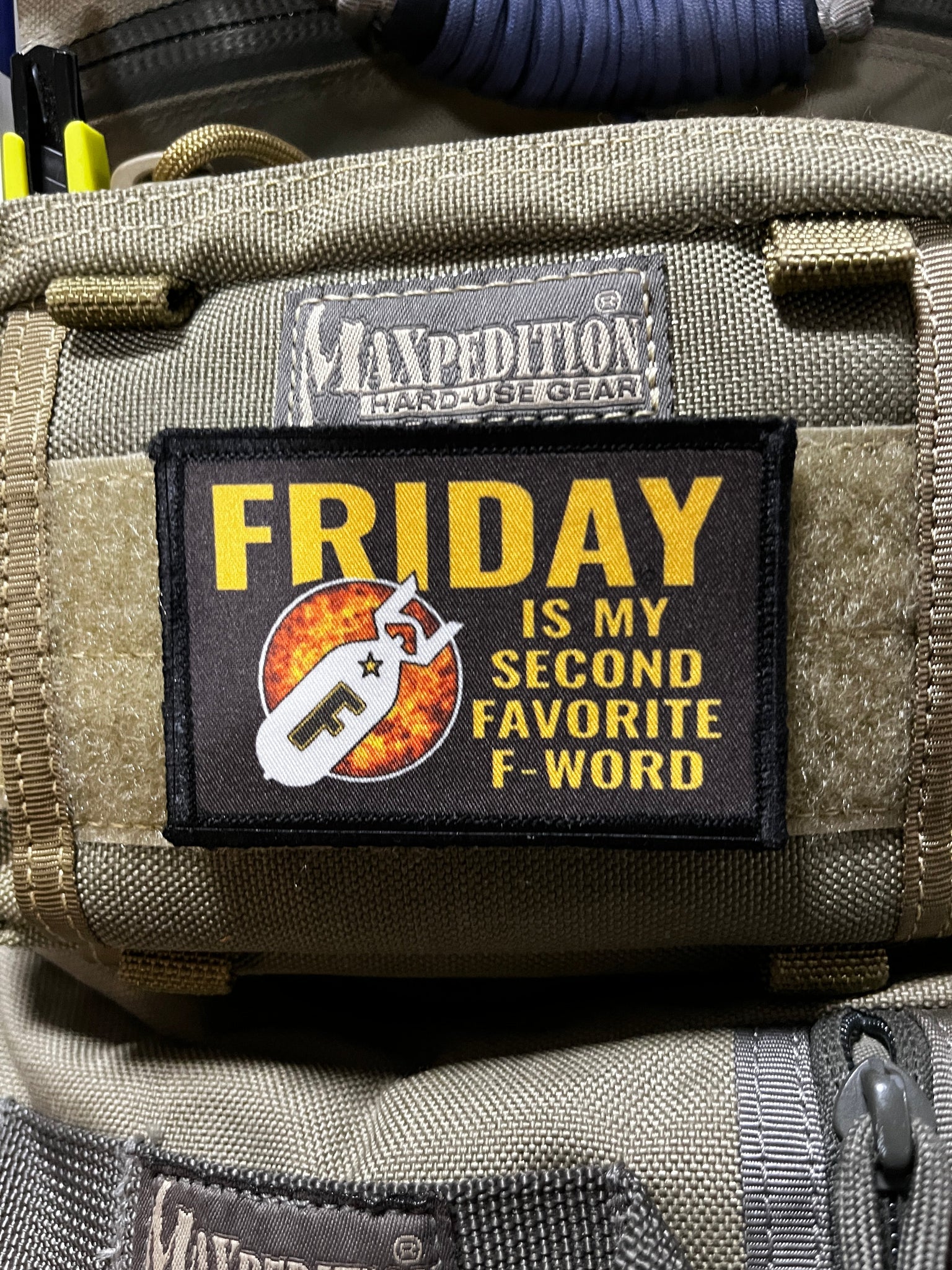 Friday is my Second Favorite F-Word Morale Patch Morale Patches Redheaded T Shirts 