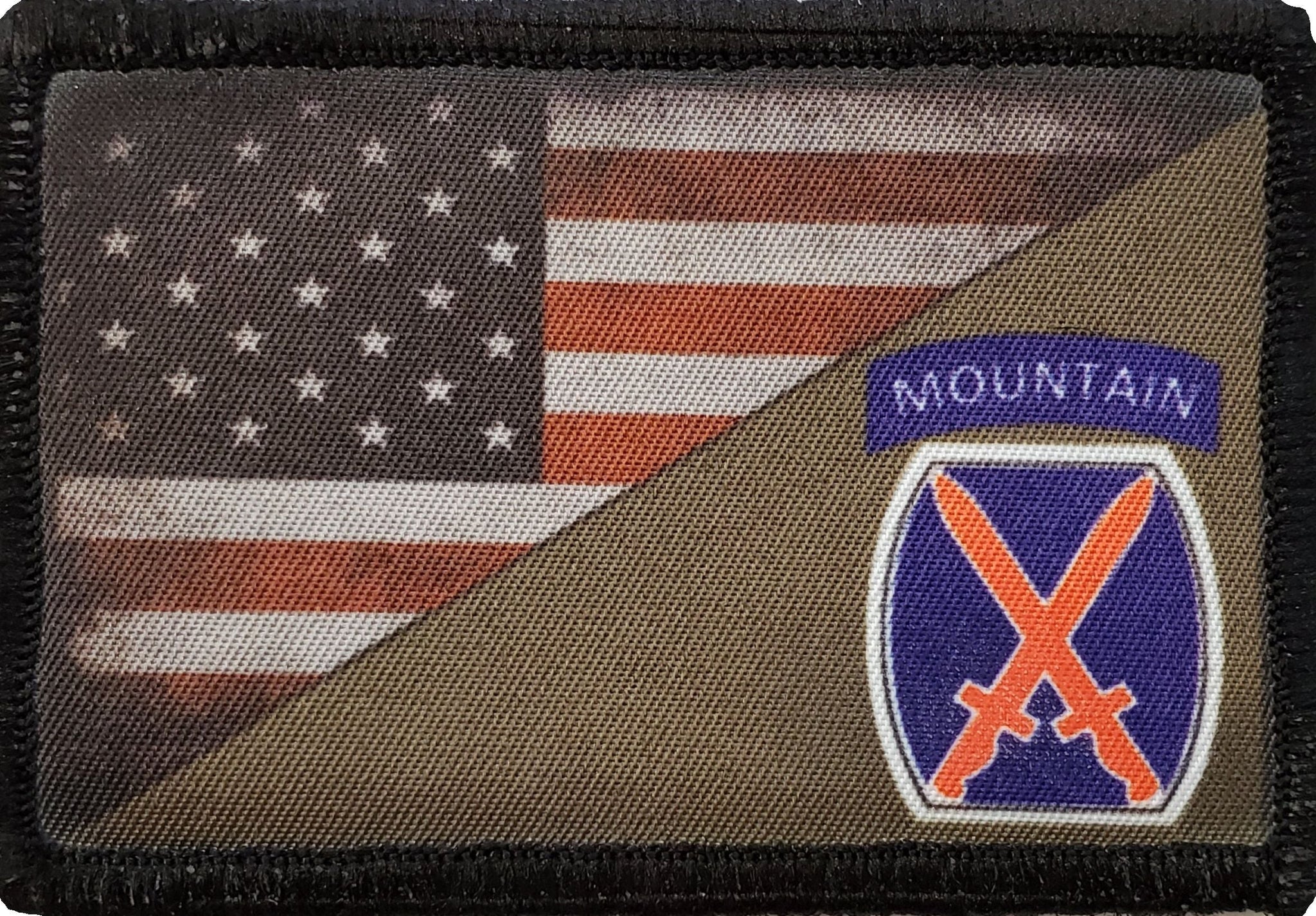 10th mountain Division Velcro Morale Patch