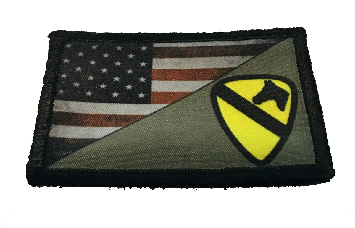 Full Color 1st Cavalry Division Morale Patch Morale Patches Redheaded T Shirts 