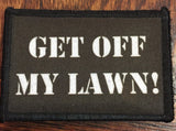 Gran Torino 'Get Off My Lawn' Velcro Morale Patch Morale Patches Redheaded T Shirts 