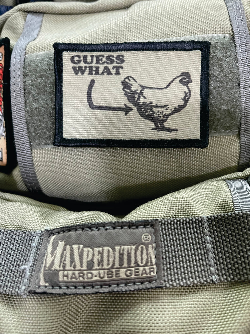 Guess What Chicken Butt Morale Patch Morale Patches Redheaded T Shirts 