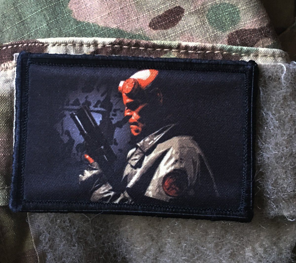 Hellboy Movie Morale Patch Morale Patches Redheaded T Shirts 